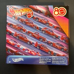 Hot Wheels Silver Series Mattel 80th Anniversary 8-Pack *HARD TO FIND**